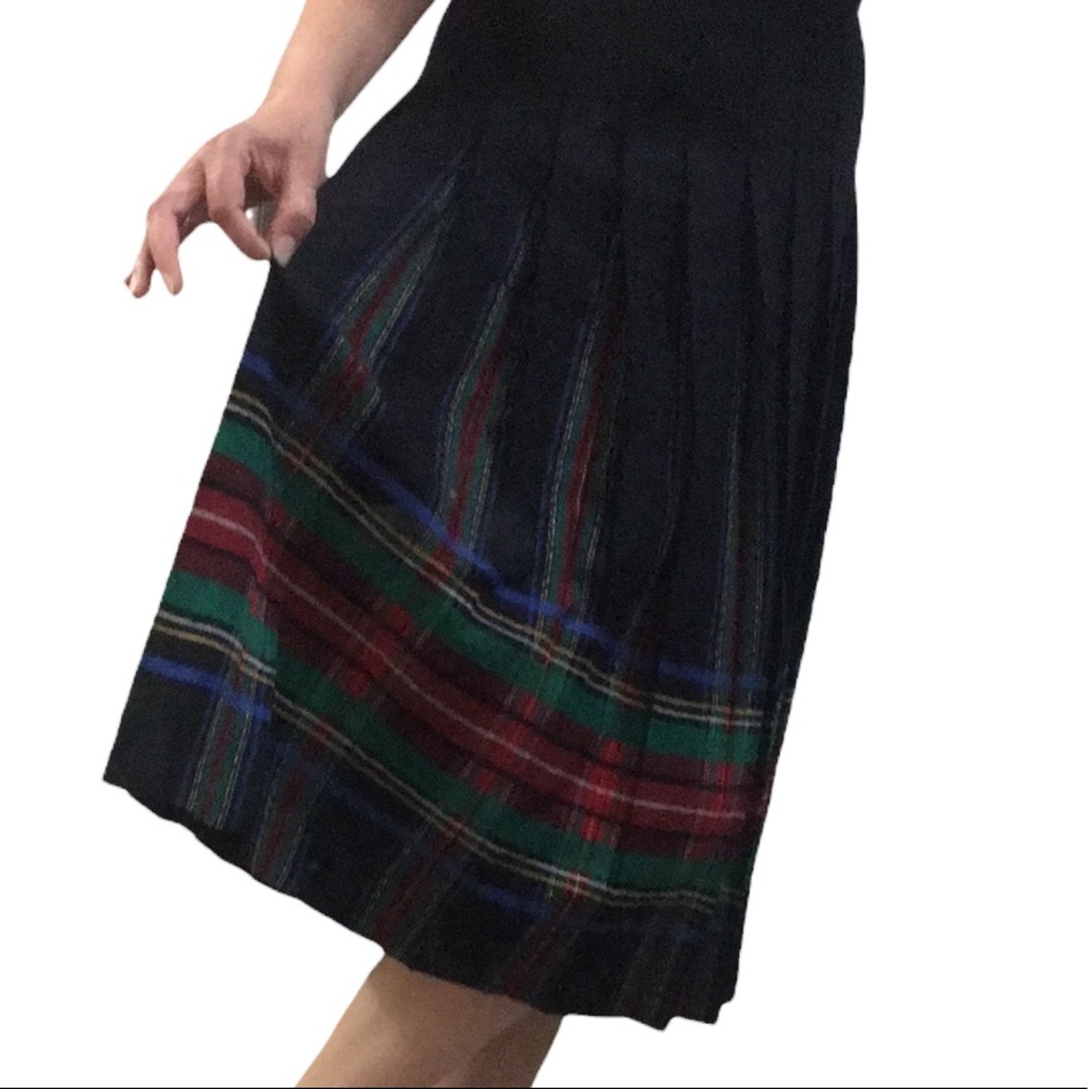 Pendleton | Vintage Plaid Pleated Skirt